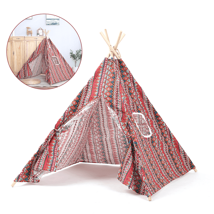 Indoor Foldable Teepee Kids Fun Portable Practice Trainer Tent Birthday Toys