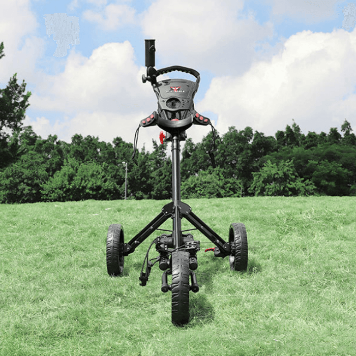 KALOAD 3 Wheels Golf Trolley Folding Pull Cart Golf Push Outdoor Sport Golf Cart Bag Carrier Golf Accessories