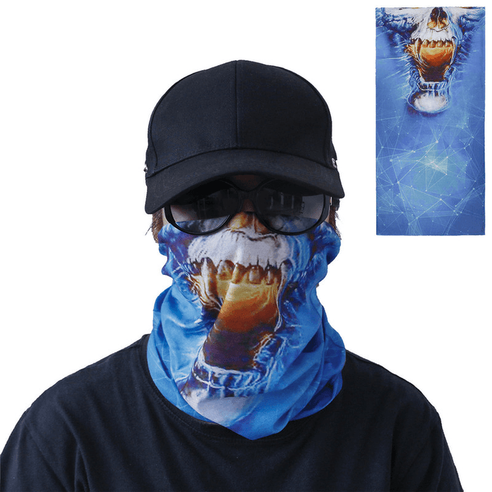 Outdoor Multifunctional Bandana Scarf Face Mask UV Protection Windproof An-Dust Neck Gaiter Headwear for Women Men Hair Accessories