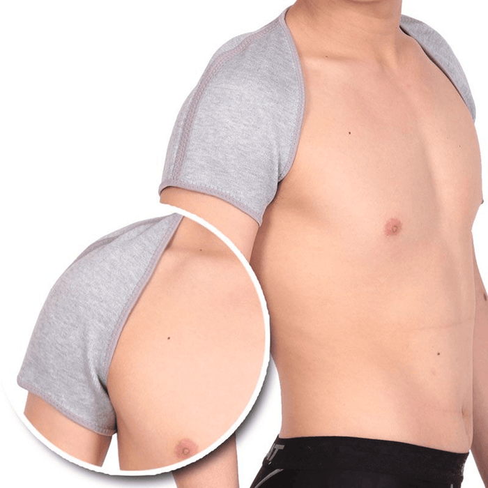 Charcoal Shoulder Support Strap Arm Brace Wrap Dislocation Neoprene Pain Relief Bandage Protector