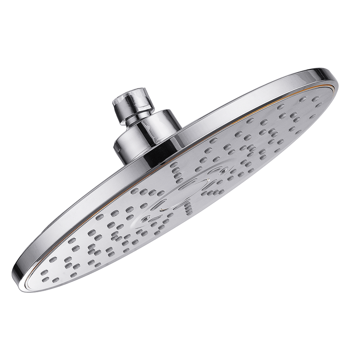 Self-Cleaning Nozzles round High Pressure Rainfall Shower Head 9.6L/Min Combo