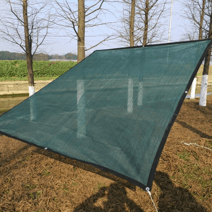 100GSM HDPE Rectangle Sun Shade Sail Anti-Uv Outdoor Garden Patio Tent Sunshade Net with 5M Rope