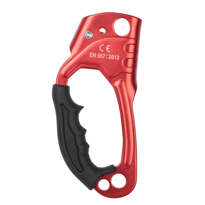 XINDA Aluminum Alloy Climbing Mountaineer Hand Grasp Climbing Ascender Device Rappelling Belay for 8-12Mm Rope