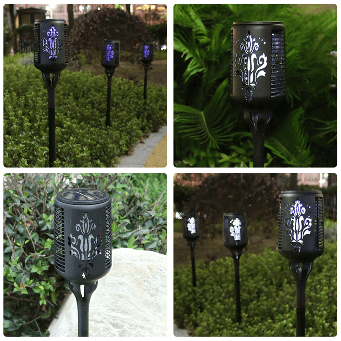 Solar Mosquito Lamp Purple Light ABS Waterproof Outdoor Garden Lawn Lighting