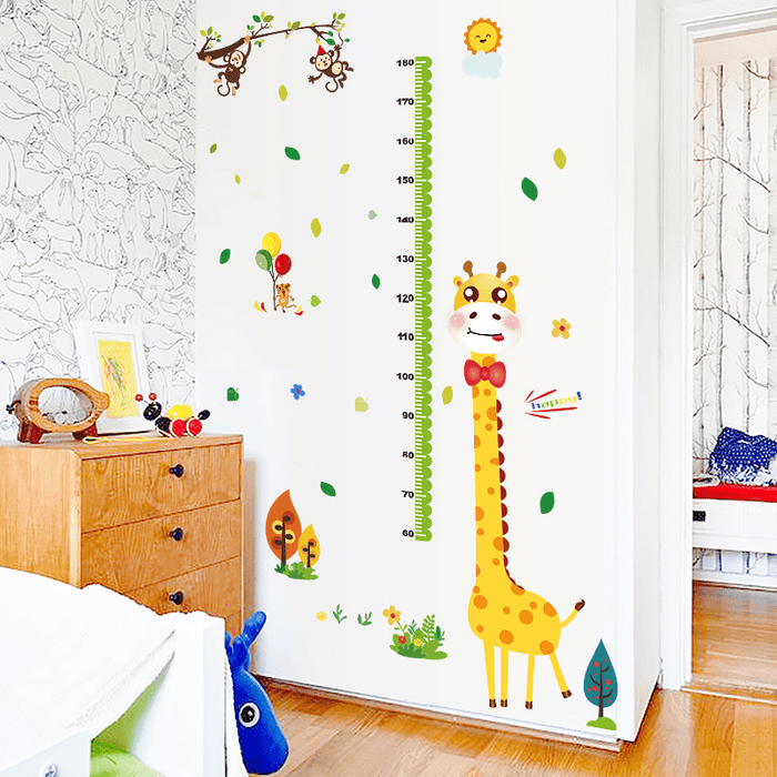 Miico SK9350 Giraffe Height Stickers Children'S Room Kindergarten Decorative Wall Stickers DIY Sticker