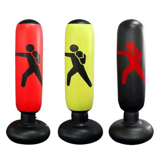 KALOAD Boxing Tumbler Vertical Inflatable PVC Thickening Boxing Pillar Column Punching Bag Fitness Sport