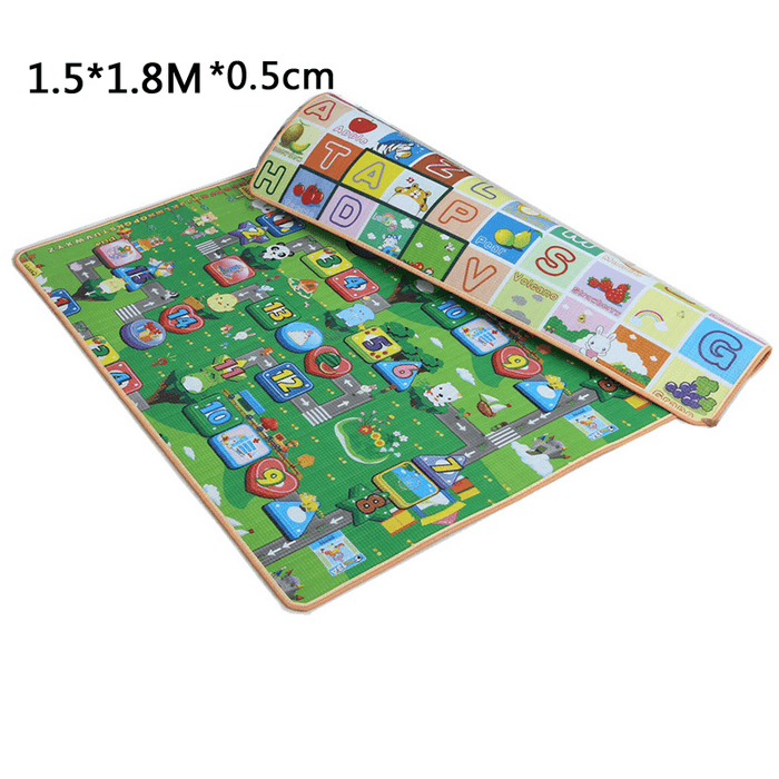 1.2/1.5/2X1.8M Waterproof Non-Slip Baby Kids Floor Play Mat Children Game Blanket Crawling Carpet Cushion Pad