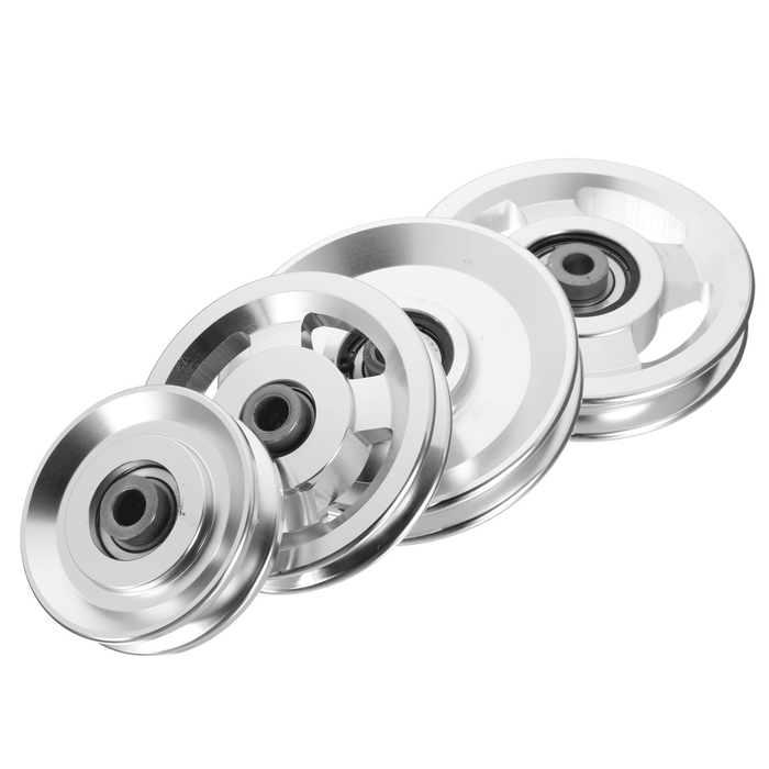 73/95/110/114Mm Aluminum Alloy Bearing Pulley Wheels Gym Fitness Equipment Parts Accessories