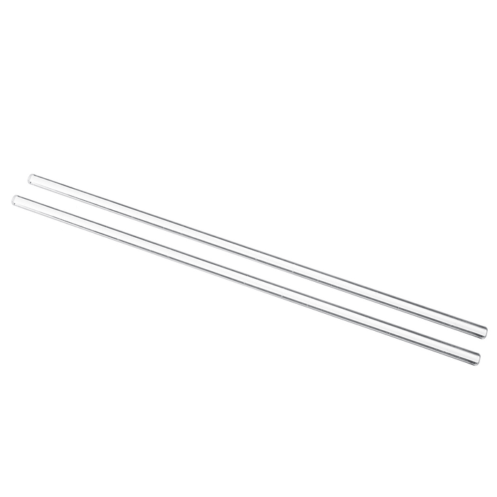 2Pcs 250Mm Glass Stirring Mixing Rod Stirrer Mixer Sticks Rods Laboratory Experiment Glassware