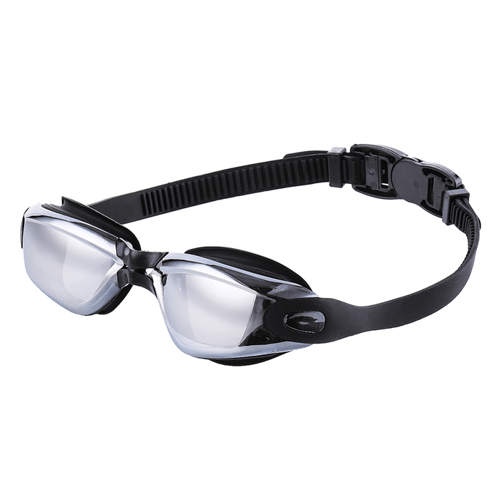 2Pair Swimming Goggles with Earplug Nose Rest Transparent Anti-Uv Anti-Fog Protection Goggles for Adult Men and Women