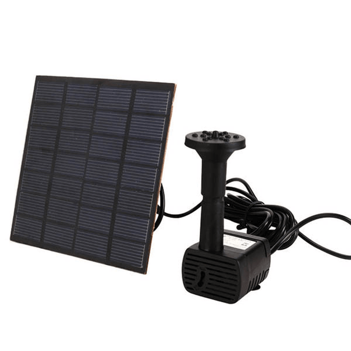 1.2W Mini Solar Power DC Brushless Submerged Water Pump Garden Landscape Fountain Decoration