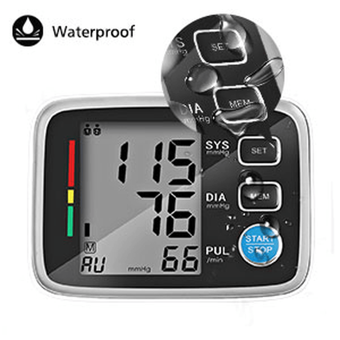 Blood Pressure Monitor LCD Display Blood Pressure Machine Pressure Monitor Large Cuff Digital Measure Blood Pressure Memories