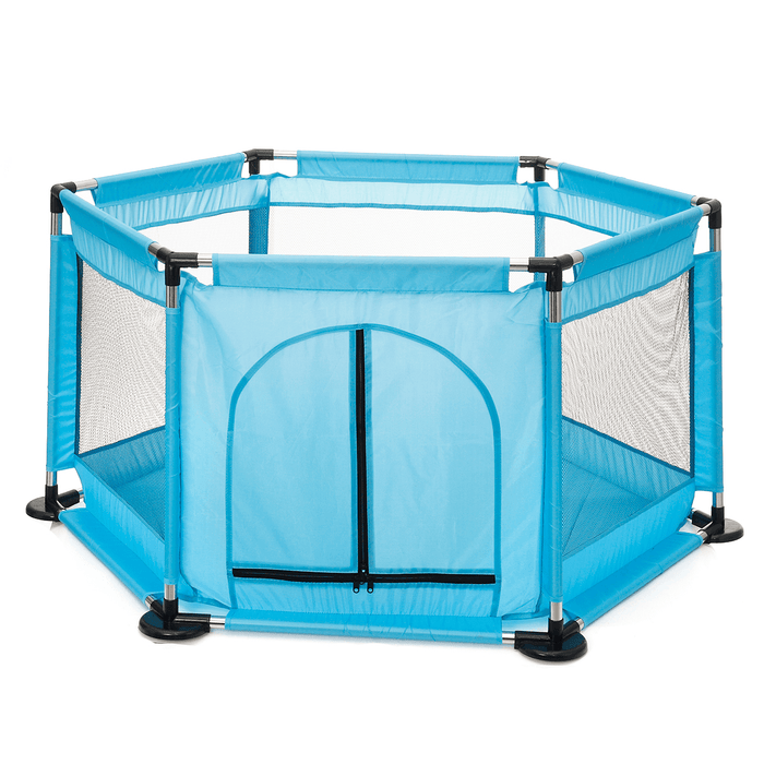 50Inch 6 Sided Baby Toddler Playpen Playinghouse for under 3 Years Old Interactive Kids Children Learning Playing Room with Safety Gate