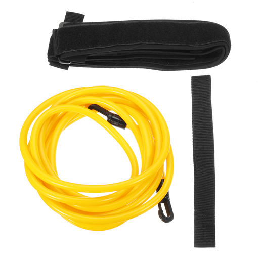 6X9X4M Swimming Resistance Pool Bands Swim Bungee Trainer Belt Swimming Learning Kit for Adult Sport with 13FT Rope and Mesh Bag