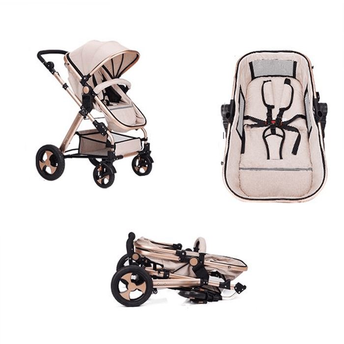 Folding Baby Stroller Lightweight Soft Travel Stroller Pushchair Max Load 25Kg