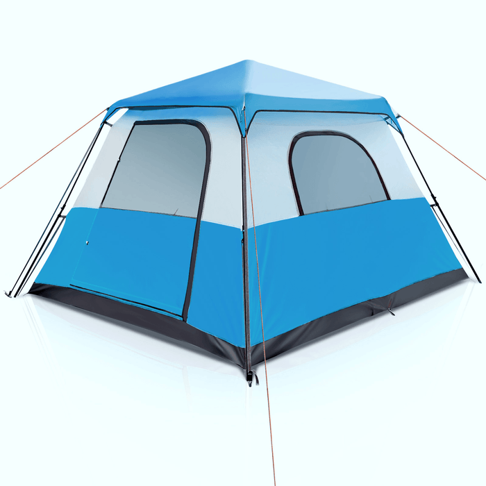 Tooca 6 Person Camping Tents with Top Rainfly Set up Automatic Tent for Outdoor Camping Backpacking Hiking