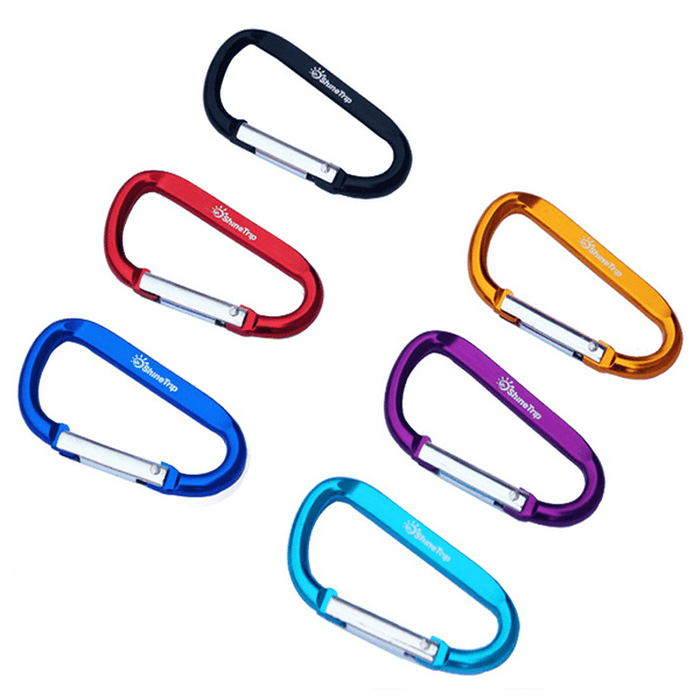 SHINETRIP Aluminum Buckles Outdoor Camping Multi-Function Hooks Key Chain Carabiner Tools