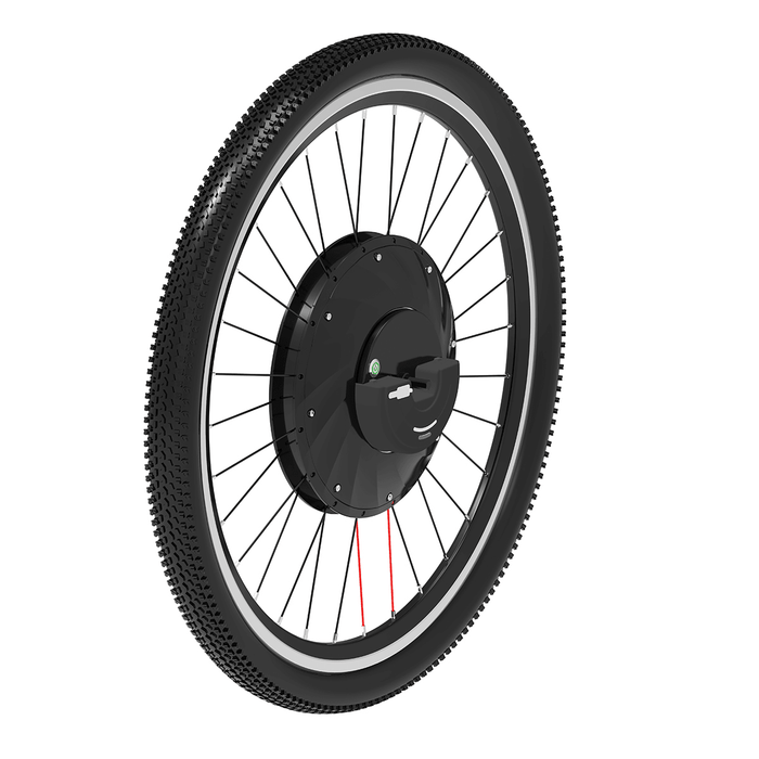 Imortor S1 700C V Brake 3.2Ah 36V 240W Brushless Motor Intelligence Bicycle Wheel APP Control IP65 35Km/H Top Speed 30Km Mileage