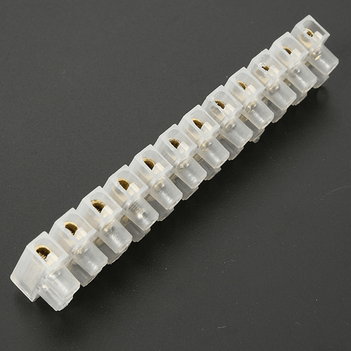 Excellway® PB02 3A Screw Terminal Block Connector 12 Position Barrier Terminal Blocks