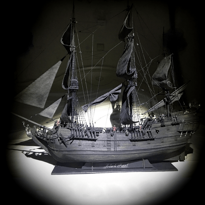 Piececool 3D Puzzle the BLACK PEARL Boat Model KITS Assemble Jigsaw Puzzle DIY Gift Toys XHL-AS007