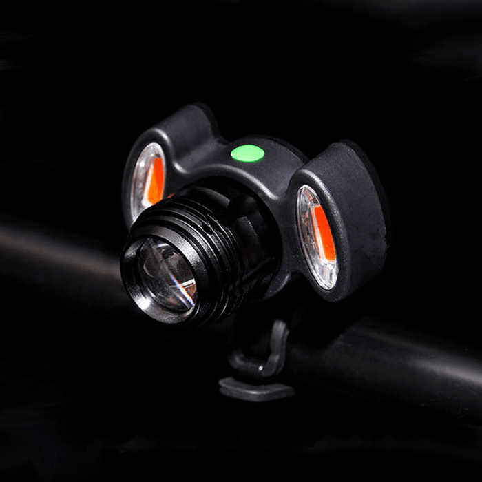 XANES 800LM T6 Bicycle Warning Light Zoomable IPX6 Waterproof Bike Front Light 4 Modes USB Charging