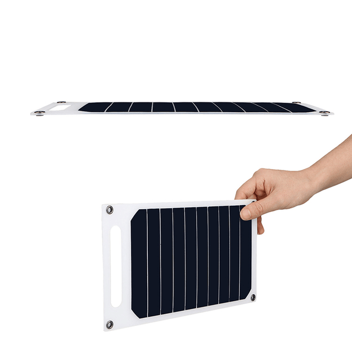 LEORY 5V 10W DIY Solar Panel Slim Light USB Battery Charger Portable Power Bank Pad Universal Kit Complete Phone Lighting Car