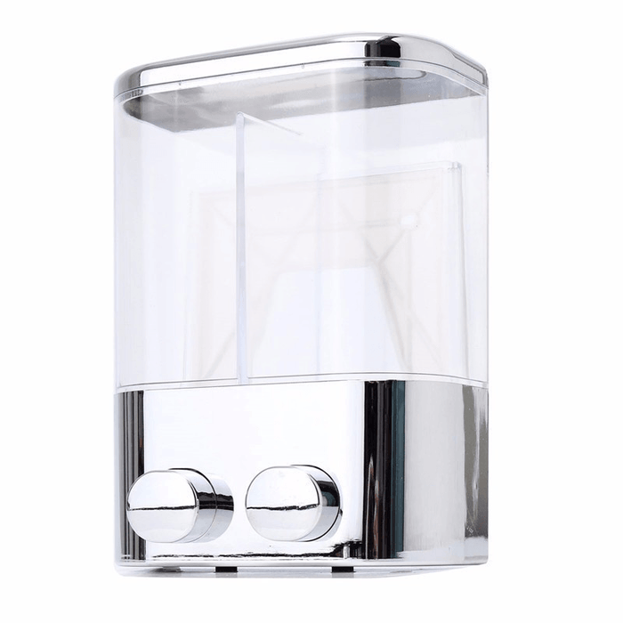 2 Pcs 400 Ml Wall Mount Push Type Liquid Shampoo Soap Dispenser Shower Gel Container Bathroom Home Kitchen Supplies