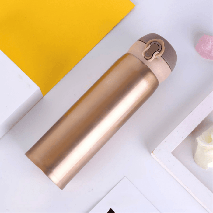 500Ml 304 Stainless Steel Insulated Water Bottle Vacuum Thermos Travel Flask