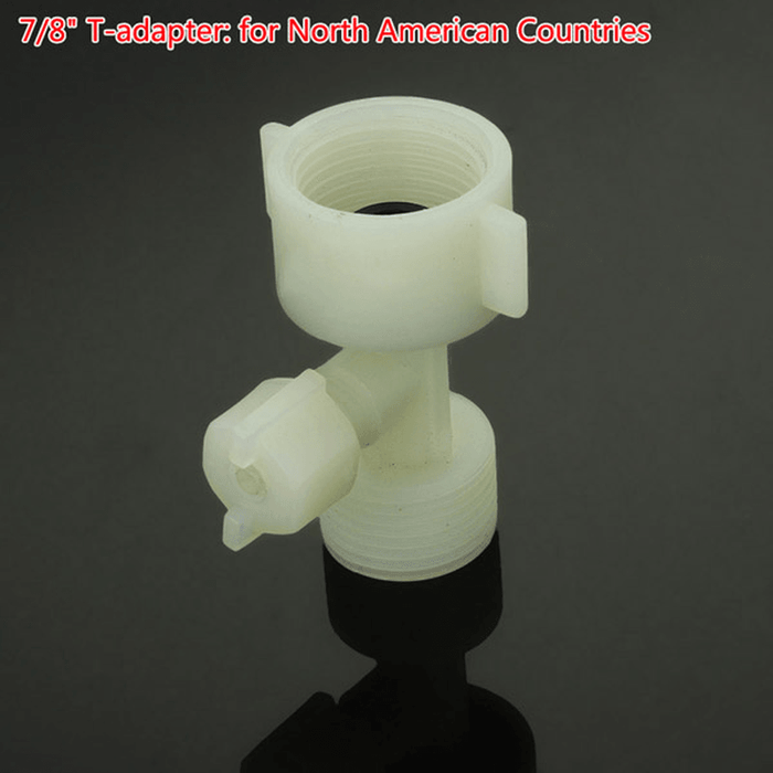 1/8 3/8 7/8 Inch PU Water Hose T-Adapter for Bathroom Smart Toilet Seat Bidet Flushing Device