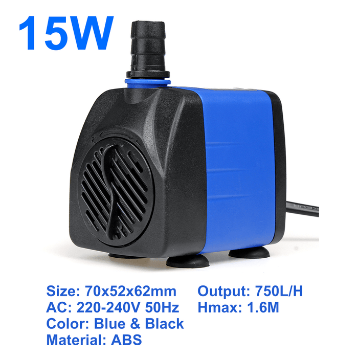 Submersible Water Pump Circulatiion Pump for Pond Aquarium Fish Tank Fountain Water Pump Hydroponics