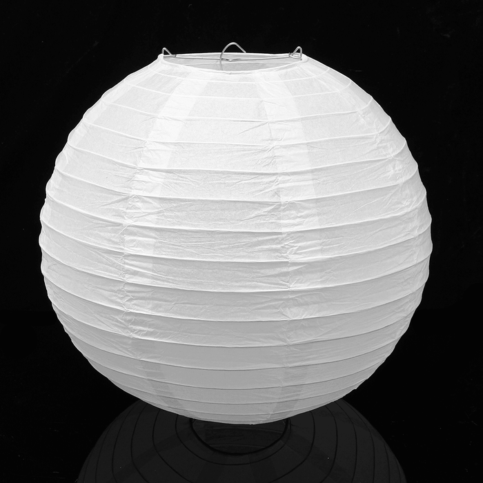 10Pcs 4"/8"/12"/16" Lot White Color Paper Lanterns Wedding Party Decorations US