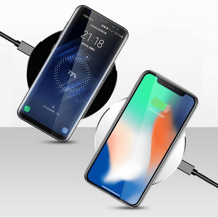 DC 5V 10W Qi Wireless Fast Charger Slim Charging Pad Mat for Iphone X 8/8Plus Original