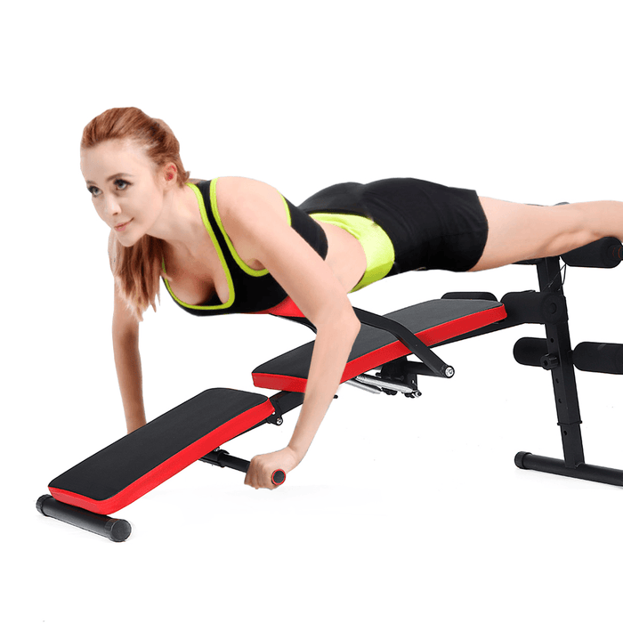 Adjustable Folding Sit up Bench Abdominal Muscle Exercise Machine Dumbbell Stool Bodybuilding Trainer Fitness Equipment