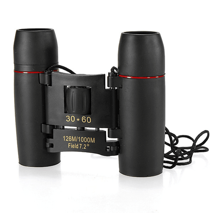 Moge 30X60 Folding Binocular HD Red Coated Film Lens Telescope Low Light Level Night Vision 126M/1000M