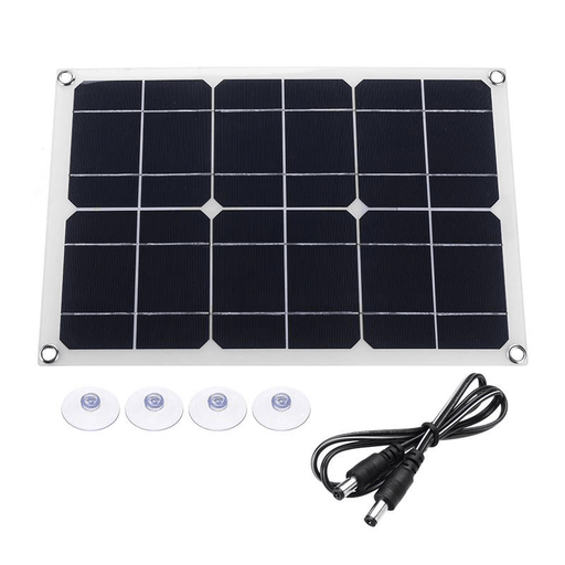 20W Dual USB 18V Solar Panel Charger Cell Phone Battery Charger for Cycling Climbing Hiking Camping Traveling