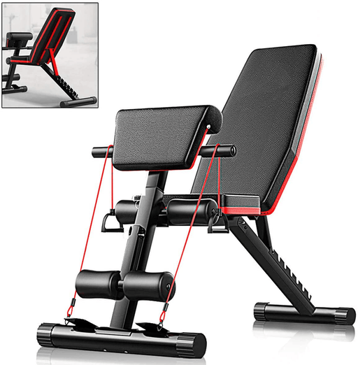 Bominfit WB1 5-In-1 Gym Bench Multifunctional Supine Board Foldable Abdominal Training Machine Bodybuilding Home Fitness Equipment