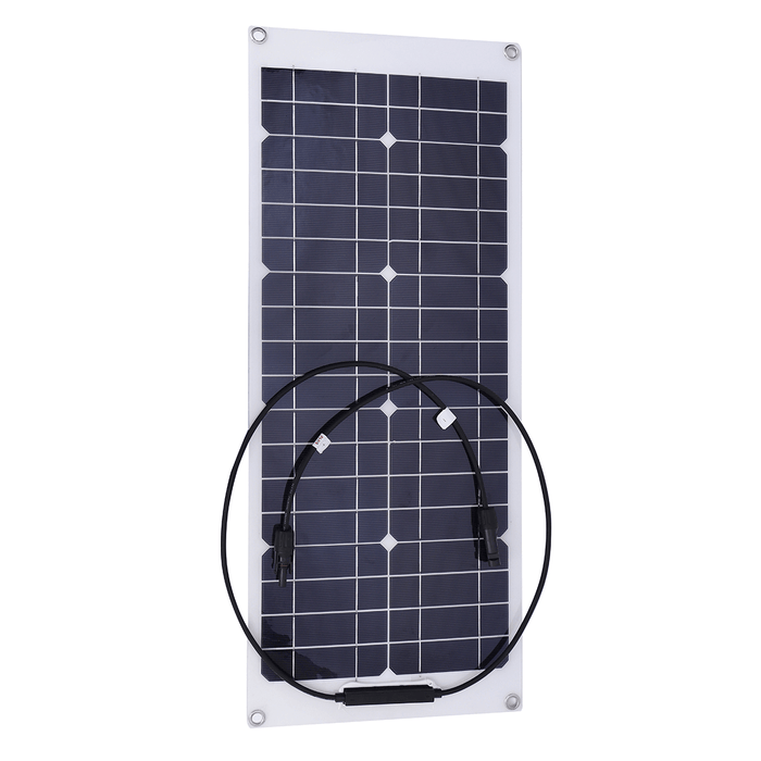 20W 18V Monocrystalline Solar Panel for Motorhome Boat Connector Waterproof Power Solar Panel