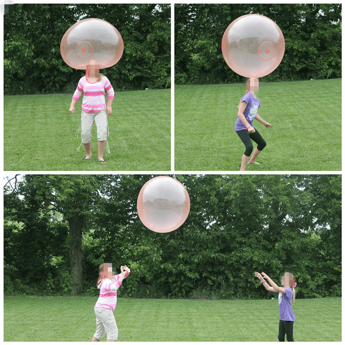 Children Outdoor Soft Bubble Ball - Fun Party Game Toy for Kids Birthday Party Favors