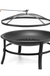 26Inch Outdoor Fire Pits BBQ Grill Wood Burning Stove with Mesh Spark Screen Cover for Camping Picnic Bonfire Patio Backyard Garden Beaches Park