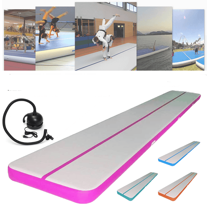 196X39X3.93Inch Airtrack Gymnastics Mat Inflatable GYM Air Track Mat Practice Training Tumbling Pad