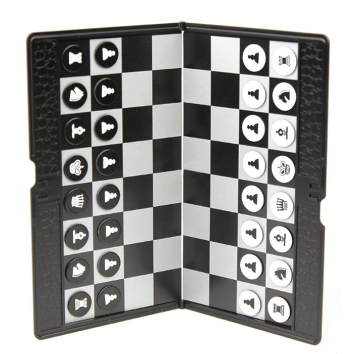 Folding Magnetic Chess Set Portable Wallet Pocket Chess Board Puzzle Kids Adult Games Indoor Outdoor Travel