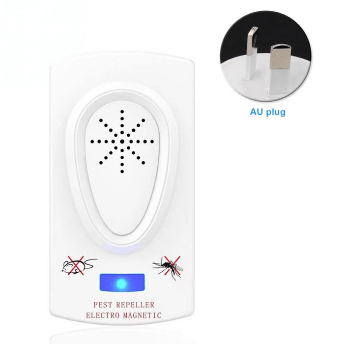 EU AU Plug Multi-Function White Pests Repeller Electronic Ultrasonic Mouse Rat Mosquito Dispeller Insect Rodent Control