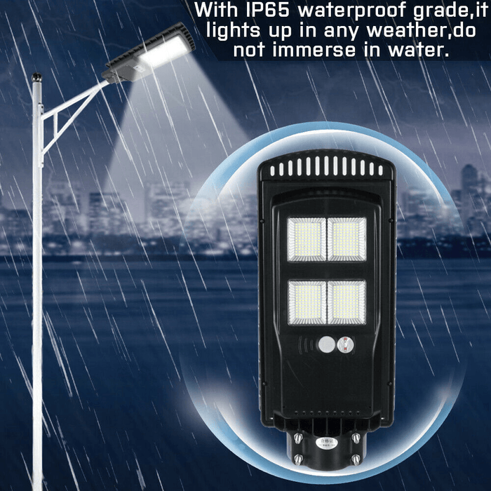 900W 576Leds 6V/18W Solar Street LED Light Waterproof with Remote Controller