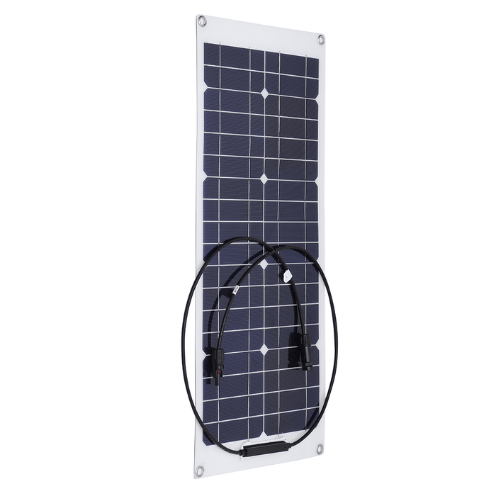 20W 18V Monocrystalline Solar Panel for Motorhome Boat Connector Waterproof Power Solar Panel