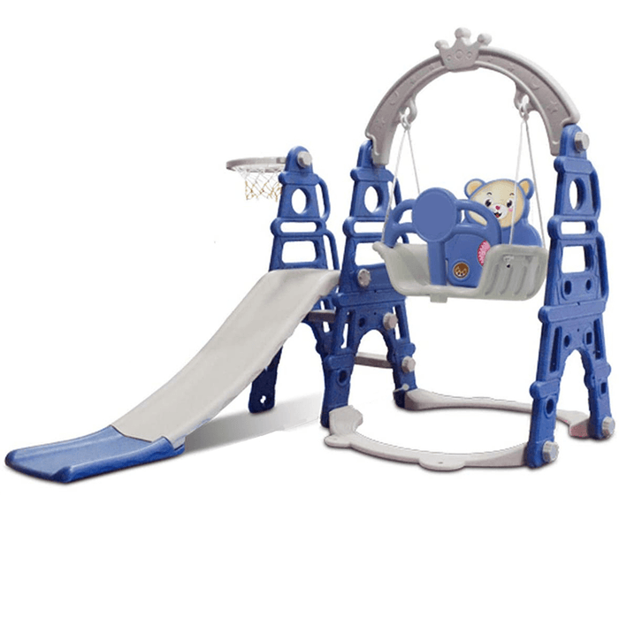 Kids Slide and Swing Children'S Indoor Playground Kindergarten Baby Outdoor Plastic Multifunctional Slide Swing Three-In-One
