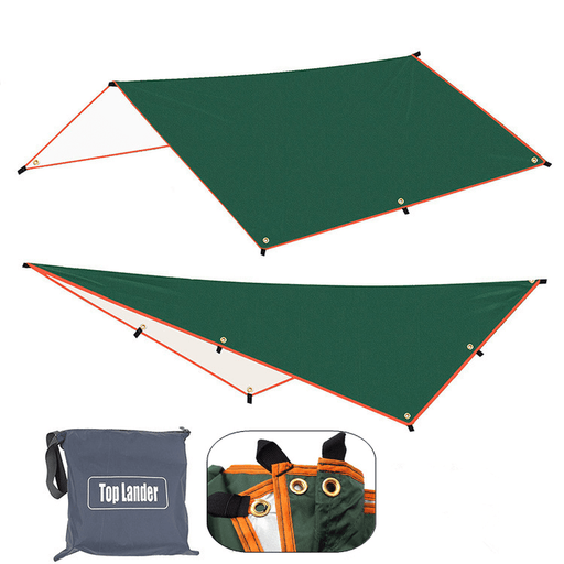 Top Lander 3X4M Sun Shelter Waterproof Awning Tarp Tent Ultralight Garden Canopy Outdoor Camping Hammock Beach