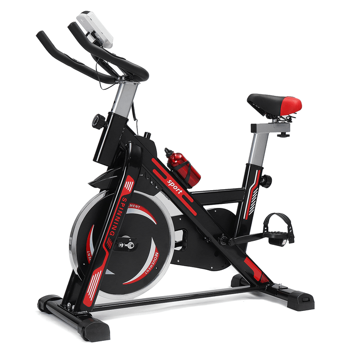 Multifunctional Aerobic Bike LED Display Cardio-Workout Home Cycling Bike Heavy Duty Spin Bike Indoor Fitness Equipment