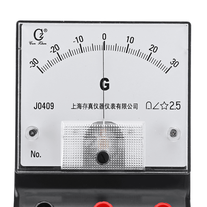 -30-0-30Μa Galvanometer Scientific Current Sensor Sensitive Ammeter Electric Current Detector Analog Display