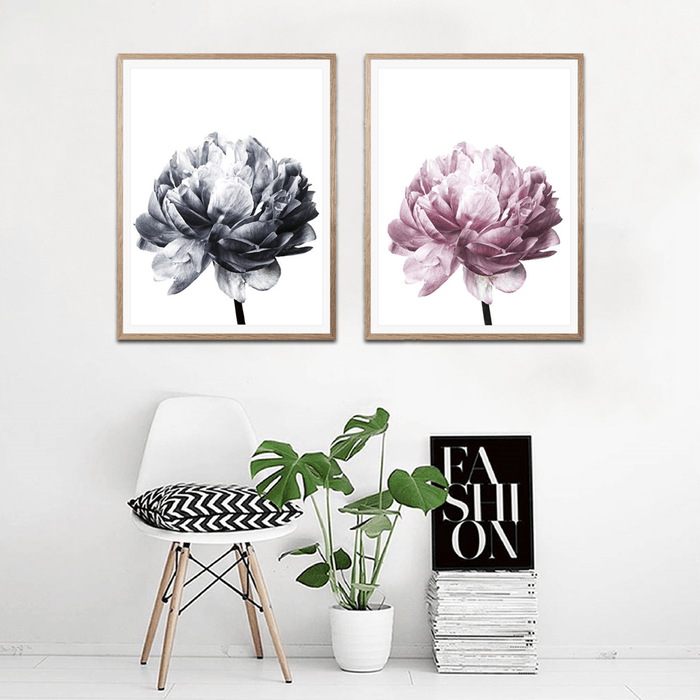 20X30/30X40Cm Flower Modern Wall Art Canvas Paintings Picture Home Decor Mural Poster with Frame