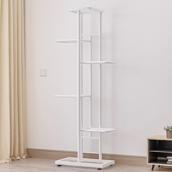 SUOERNUO H917-1 Plant Flower Stand 6 Tiers Rack Shelf Metal Storage Holder Garden Display